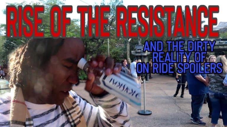 Rise of the Resistance and the Very Dirty Reality of On Ride Spoilers