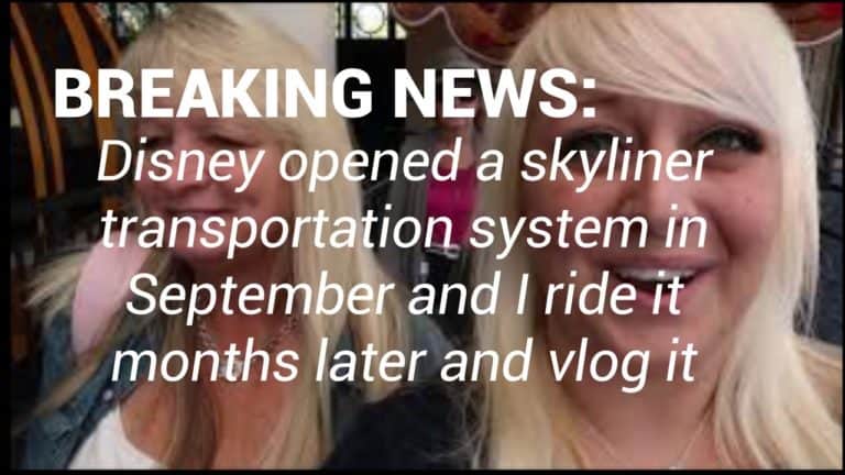 Breaking news: Disney opened a skyliner and I rode it 267 months later