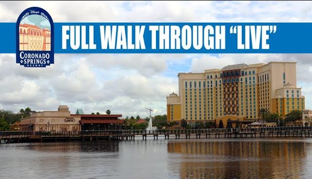 Disney's Coronado Springs Resort Live Walk Through with Michael from Theme Park Brothers