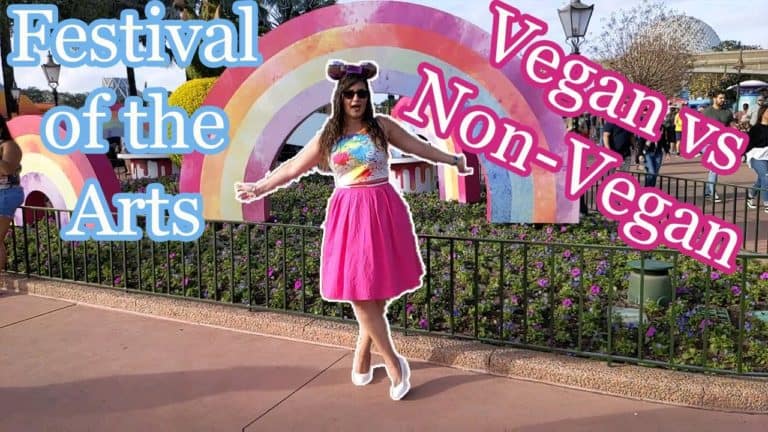 What's vegan around Epcot's 2020 Festival of the Arts? Not much so non-vegan friends share eats too