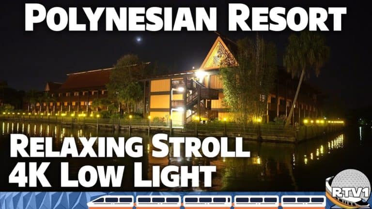 Relaxing Night Stroll - Disney's Polynesian Resort