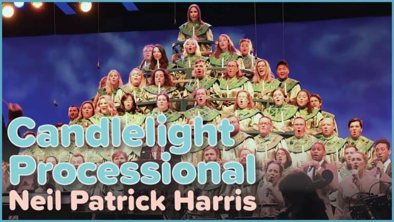 Epcot International Festival of the Holidays 2019, Candlelight Processional with Neil Patrick Harris