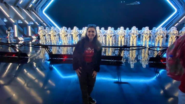 Michelle is back at Walt Disney World! Rise of the Resistance for the 1st time
