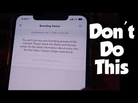 Paging Mr Morrow - Don't do this if you're trying to get a boarding pass for rise of the resistance