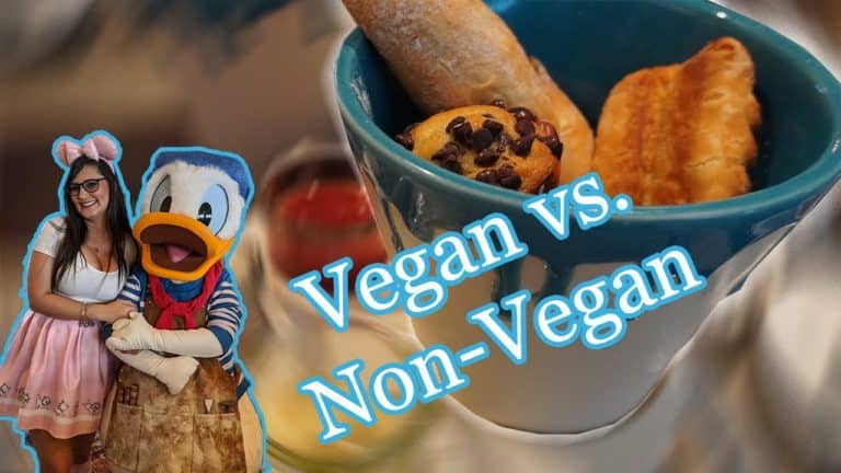 Princess and the Bear - Breakfast at Topolino's Terrace | Riviera Resort | Vegan vs Non-Vegan Food Review