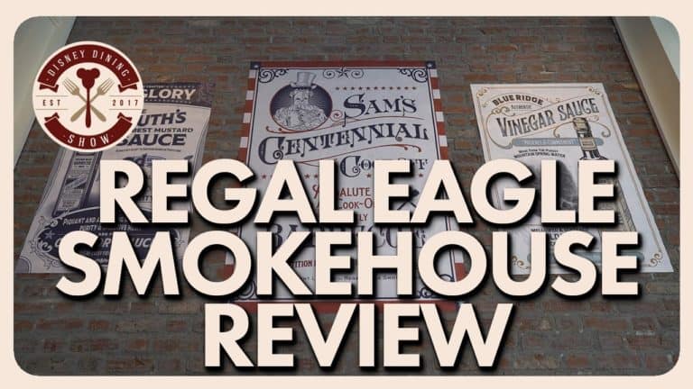 NEW Regal Eagle Smokehouse Muppets Restaurant Review - Disney Dining Show