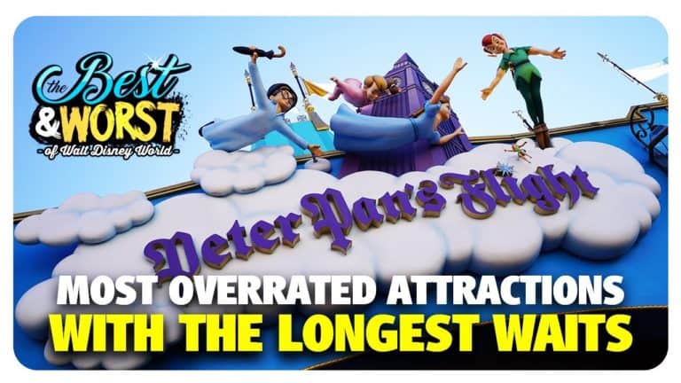 Most Overrated Attractions with the Longest Waits at Walt Disney World - Best & Worst