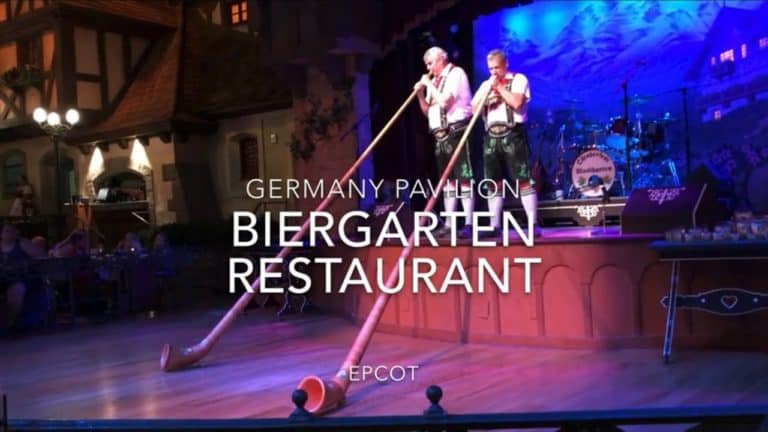 Biergarten Restaurant in the Germany Pavilion