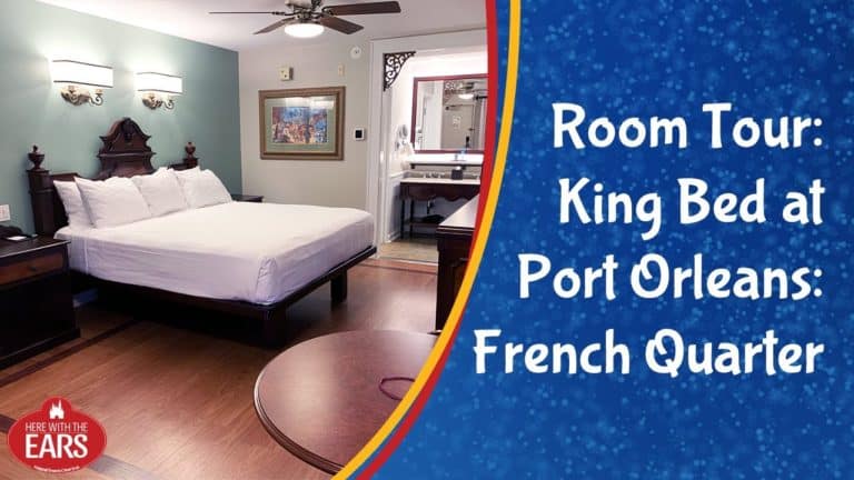 Full Room Tour of Disney's Port Orleans Resort: French Quarter Room with a King Bed
