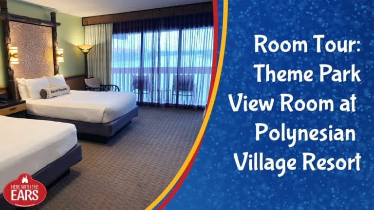 Full Room Tour of Disney's Polynesian Village Resort Room with a Theme Park View