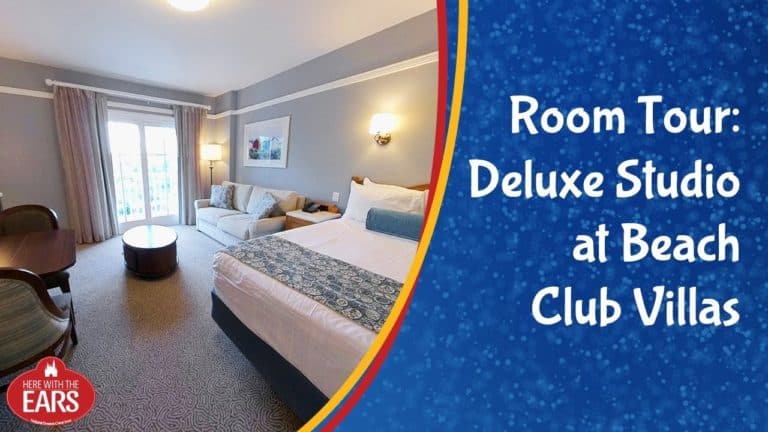 Full Room Tour of Disney's Beach Club Villas Deluxe Studio