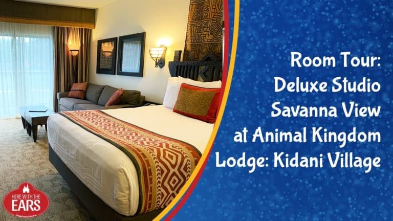 Full Room Tour of Disney's Animal Kingdom Lodge: Kidani Village Deluxe Studio Savanna View