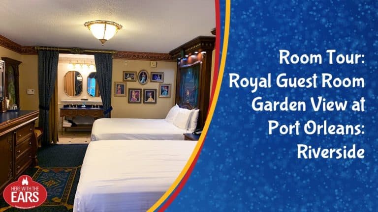 Full Room Tour of Disney's Port Orleans Resort: Riverside Royal Guest Room with a Garden View