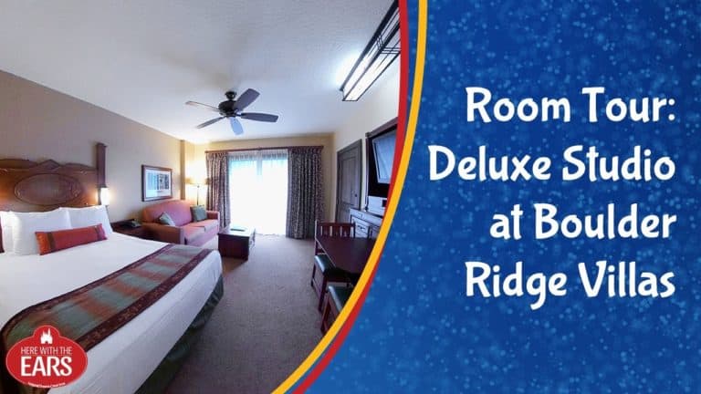 Full Room Tour of Disney's Boulder Ridge Villas Deluxe Studio