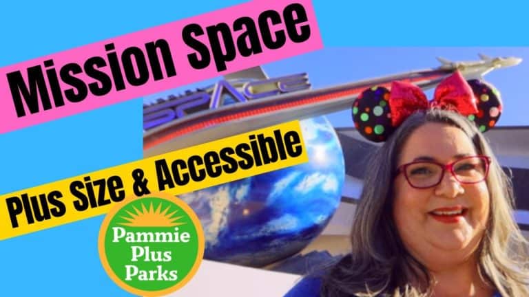 Mission Space - Fat Friendly Epcot - Plus Size Ride Review - Accessible