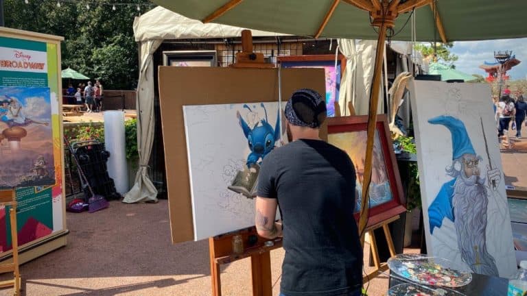 Buying Disney Art From Festival Of The Arts - Huge Epcot Construction Update - Trying More Food