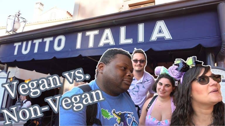 Tutto Italia Ristorante - Vegan & non-vegan food review with friends - Epcot