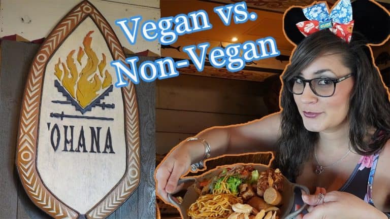 'Ohana Polynesian Steakhouse - Vegan & non-vegan dinner food review