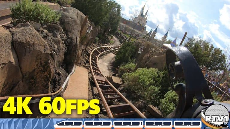 Seven Dwarfs Mine Train - Full Ride - Steady Cam