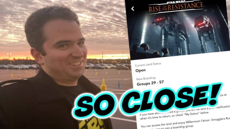 How to get a Boarding Pass for Rise of the Resistance...almost