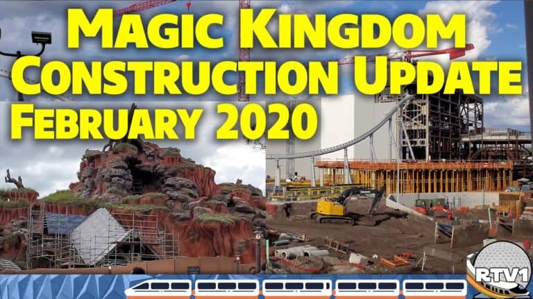 Magic Kingdom Construction Update - February 2020 - Tron, Splash Mountain & More
