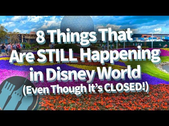 8 Things That Are STILL Happening in Disney World (Even Though It’s Closed)