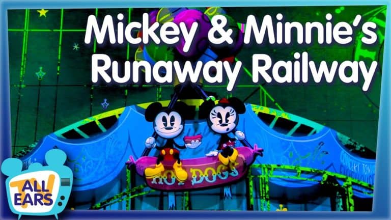 Disney's Newest Ride is HERE! We're Going Inside Mickey & Minnie's Runaway Railway