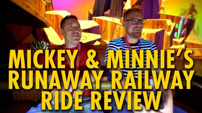 Mickey & Minnie's Runaway Railway Ride Review SPOILERS