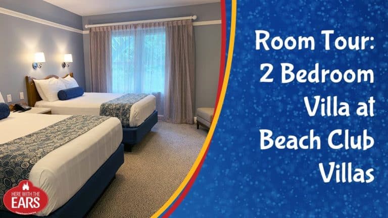 Full Room Tour of Disney's Beach Club Villa Two Bedroom Villa
