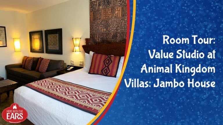 Full Room Tour of Disney's Animal Kingdom Lodge: Jambo House Value Studio
