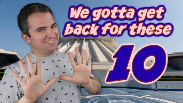 Top 10 things I can't wait to do when Disney Opens