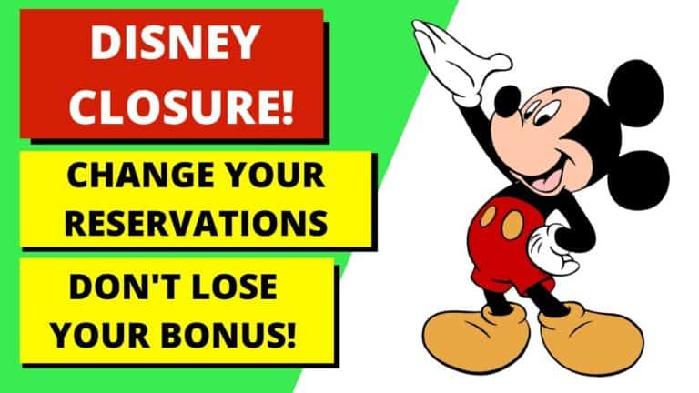 How To Change Reservations During Disney Closure