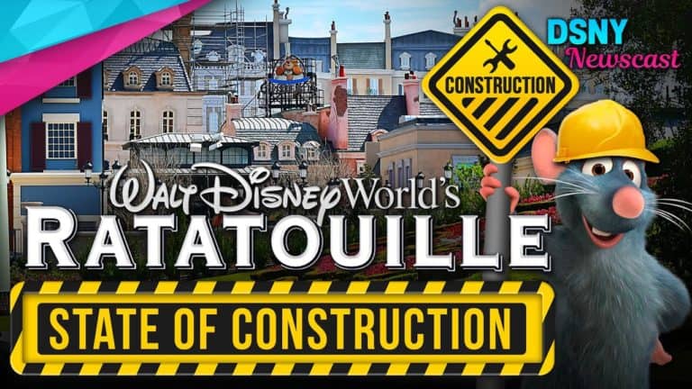 RATATOUILLE RIDE's State of Construction Before Walt Disney World Closure