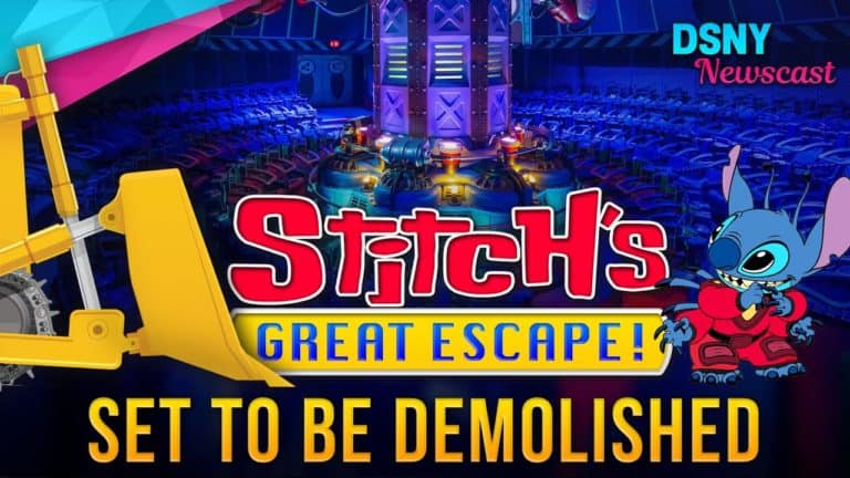STITCH'S GREAT ESCAPE To Be Demolished at Walt Disney World