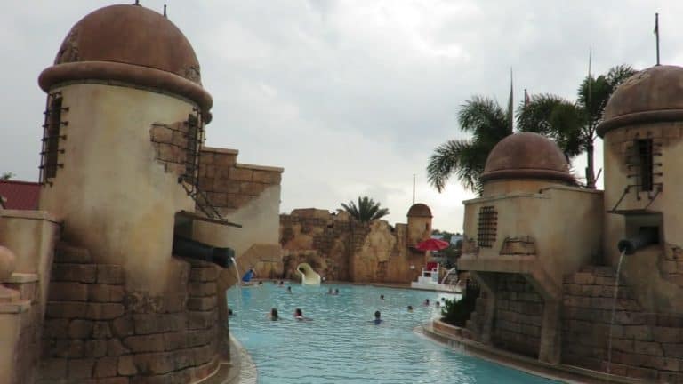 A Rainy Day At Walt Disney World's Caribbean Beach Resort