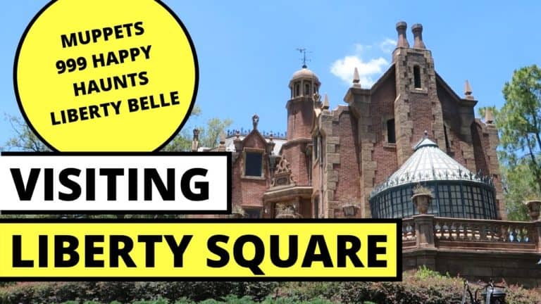 Visiting Liberty Square - Muppets, Haunted Mansion, and Liberty Belle