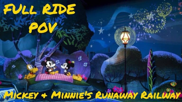 Mickey & Minnie's Runaway Railway: FULL RIDE POV - Inside the Magic