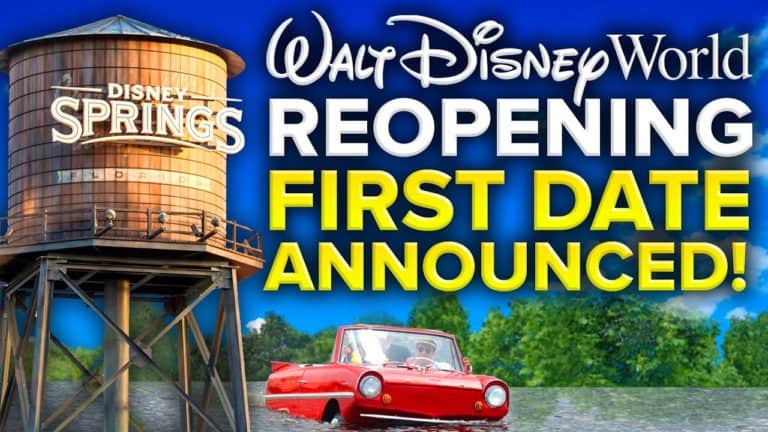 FIRST Walt Disney World REOPENING DATE ANNOUNCED - Mickey Views