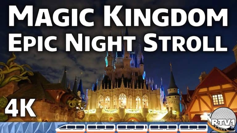 Magic Kingdom - EPIC Relaxing Night Stroll - 90 Minutes - Resort TV 1