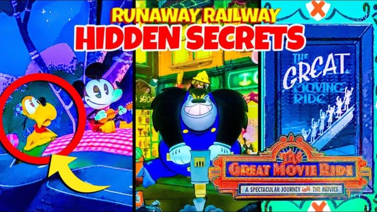 Top 10 Hidden Secrets in Mickey and Minnie Runaway Railway - TPM Vids