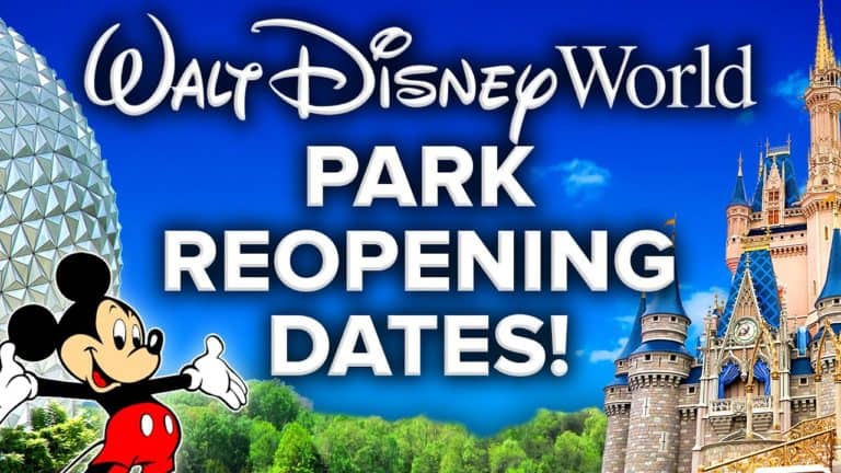 Walt Disney World REOPENING DATES Announced for ALL FOUR PARKS - Mickey Views | Mouse and Castle