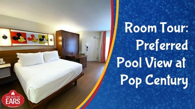Pop Century - Preferred Pool View - Room Tour - Here with the Ears | Mouse and Castle