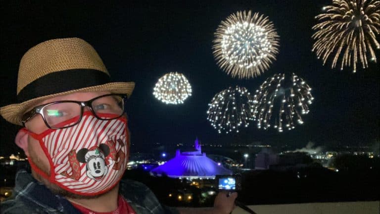 Disney’s Magic Kingdom Testing Fireworks - Top Of Bay Lake Tower