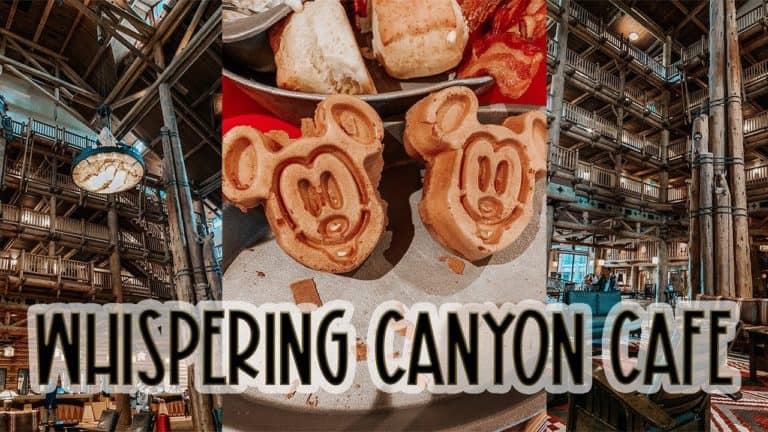 WHISPERING CANYON CAFE REVIEW & Wilderness Lodge Tour