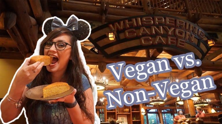 Whispering Canyon Café | Vegan & non-vegan dinner food review | Wilderness Lodge