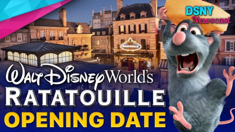 OPENING DATE for Remy's RATATOUILLE Adventure at Walt Disney World