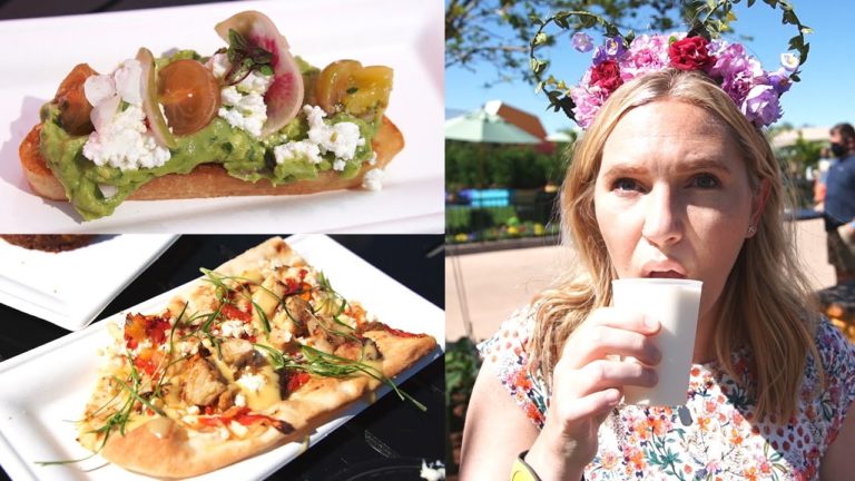 Our First Trip To Disney's EPCOT International Flower & Garden Festival 2021! New Food & Drinks!