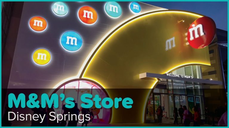 A Sweet Peek at the Colorful M&M’s Store at Disney Springs