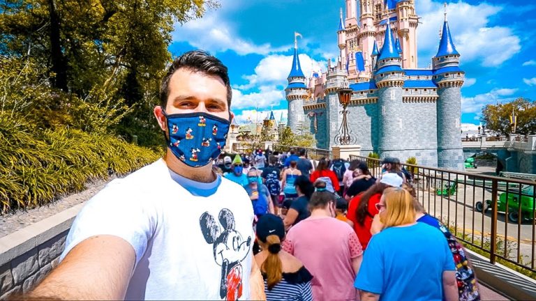 Spring Break 2021 - New Magic Kingdom Castle Upgrades - Crowds Are Peaking