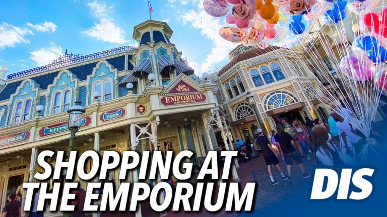 Shopping at the Magic Kingdom Emporium